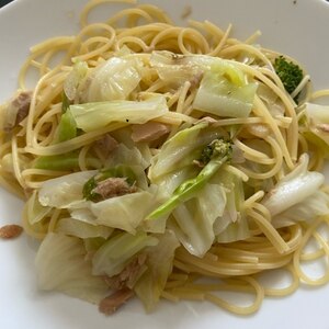 春キャベツとツナのパスタ